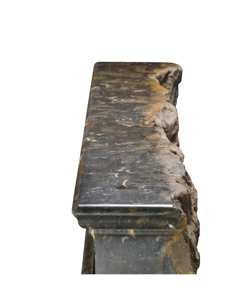 Maison Leon Van den Bogaert Strandschouw met Schelpenfossielen – Louis XIII haard In Nolay Hard Steen (Bourgogne) – 175 cm Breed