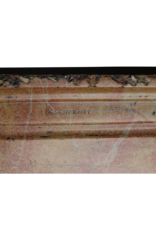 Maison Leon Van den Bogaert Cheminée en pierre calcaire de Corton, signée H. Duplain en 1857 – Époque Second Empire, pour la famille viticole Besancenot (fondée en 1850), à Beaune