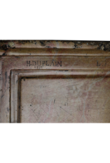 Maison Leon Van den Bogaert Cheminée en pierre calcaire de Corton, signée H. Duplain en 1857 – Époque Second Empire, pour la famille viticole Besancenot (fondée en 1850), à Beaune