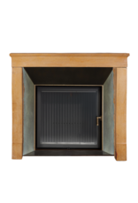 Maison Leon Van den Bogaert Elegante Chimenea Francesa Louis Philippe Del siglo XIX En Piedra De Borgoña – Chimenea Antigua De Piedra Para Insertos Cuadrados