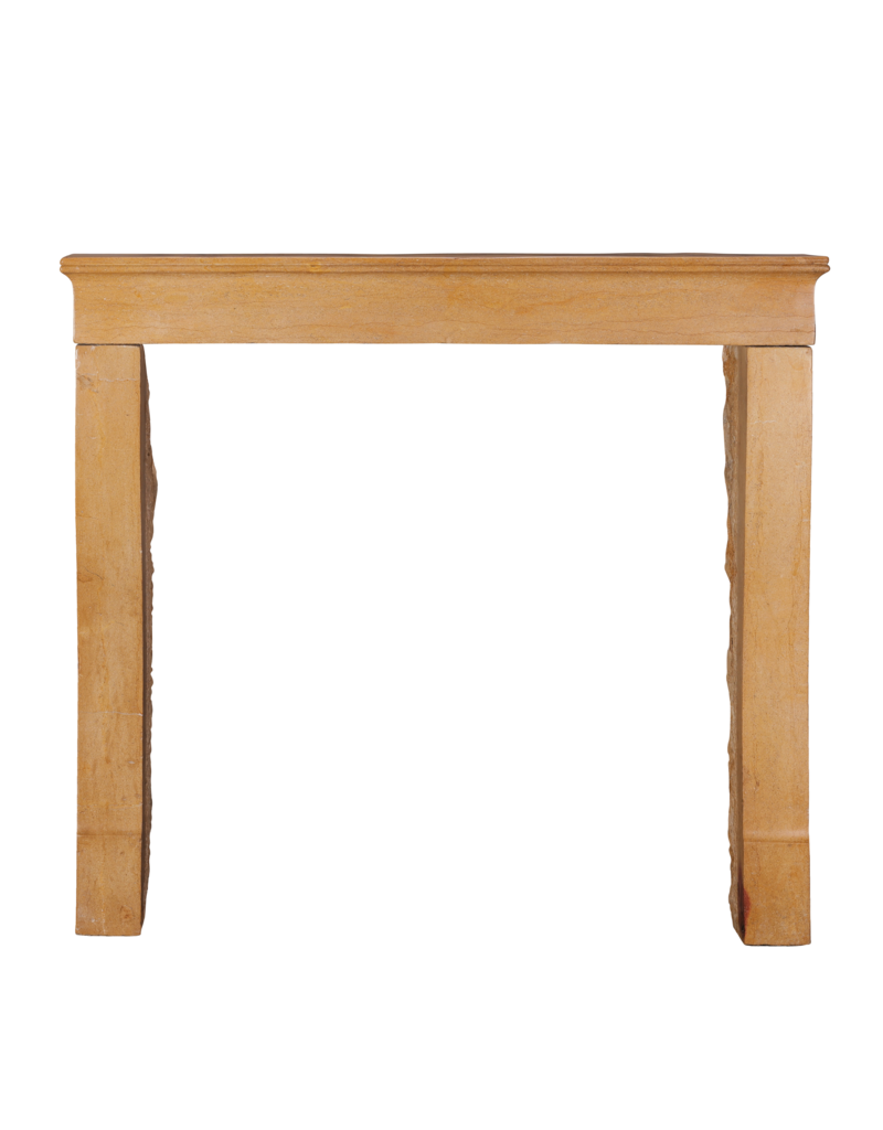 Maison Leon Van den Bogaert Élégante Cheminée Louis Philippe du XIXe siècle En Pierre De Bourgogne – Cheminée Ancienne En Pierre Pour insert Carré