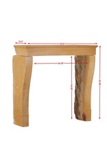 Maison Leon Van den Bogaert Eleganter Louis Philippe Kamin aus dem 19. Jahrhundert in Burgunder Kalkstein – Original antiker Steinkamin für quadratische Einsätze