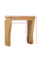 Maison Leon Van den Bogaert Élégante Cheminée Louis Philippe du XIXe siècle En Pierre De Bourgogne – Cheminée Ancienne En Pierre Pour insert Carré