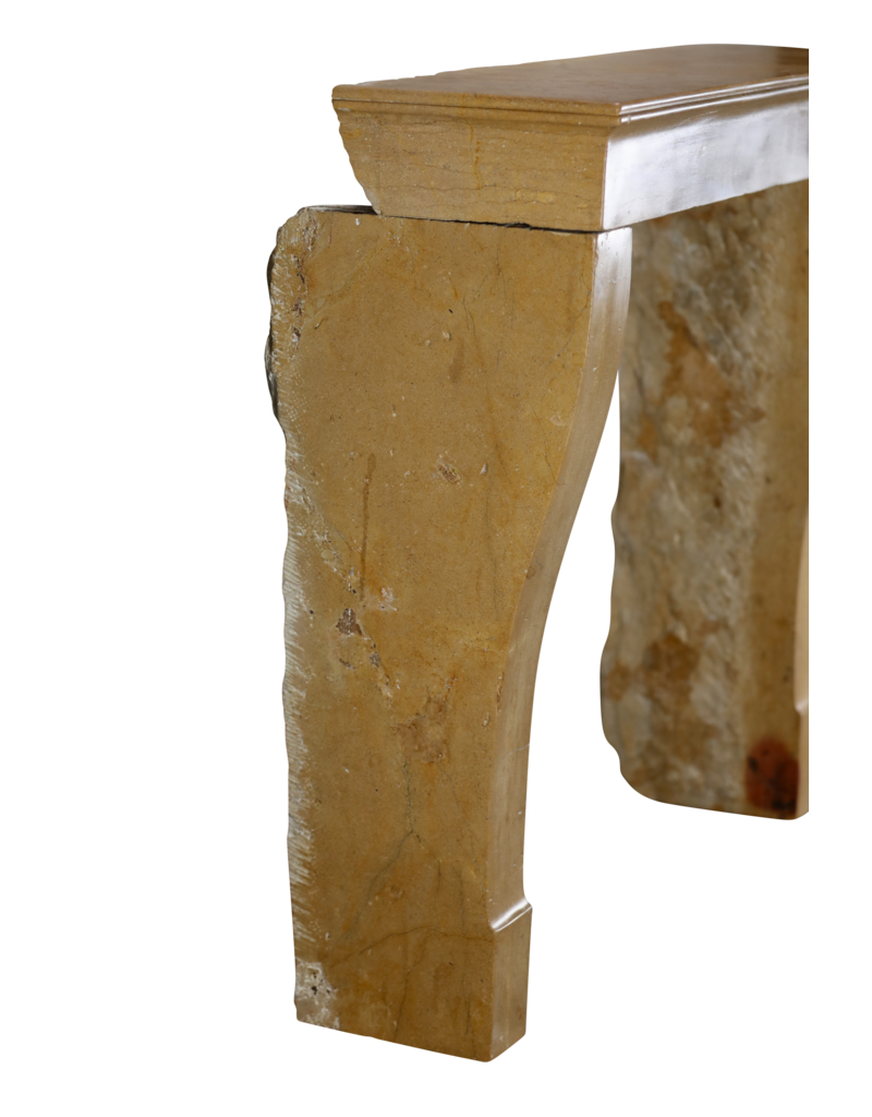 Maison Leon Van den Bogaert Élégante Cheminée Louis Philippe du XIXe siècle En Pierre De Bourgogne – Cheminée Ancienne En Pierre Pour insert Carré