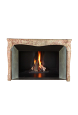 Grand 18Th Century Bicolor French Antique Fireplace Surround