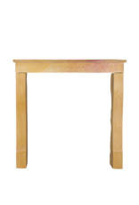 Maison Leon Van den Bogaert Chimenea Original Francesa Luis Felipe Del Siglo XIX En Piedra Caliza De Corton Bicolor – Borgoña