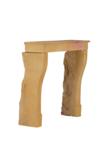 Maison Leon Van den Bogaert Original 19th Century French Louis Philippe Fireplace in Bicolor Corton Limestone from Burgundy