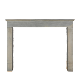 Maison Leon Van den Bogaert Minimalist 19th Century Burgundy Stone Fireplace – Nantucket Hue