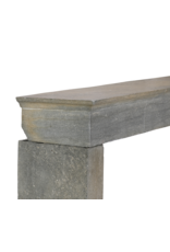 Ancienne Cheminée Minimaliste XIXe En Pierre – Teinte Intérieurs Côtiers