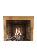 Maison Leon Van den Bogaert Cheminée Bicolore Originale - Beauté Naturelle Et Patine Intemporelle