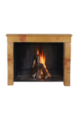 Maison Leon Van den Bogaert Original Bicolor Fireplace Surround Timeless Lines, Natural Beauty & Patina