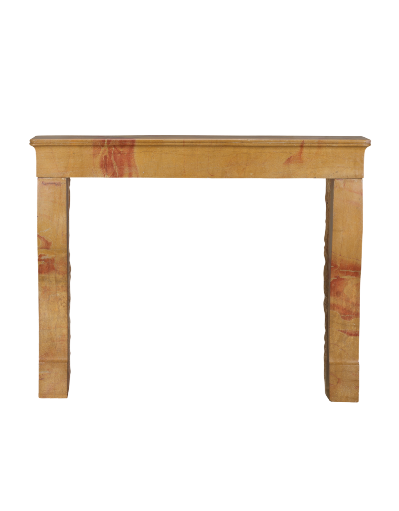 Maison Leon Van den Bogaert Cheminée Bicolore Originale - Beauté Naturelle Et Patine Intemporelle