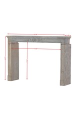 Maison Leon Van den Bogaert Eclectic Modern-Historic Blend Interior – 18th Century French Stone Fireplace