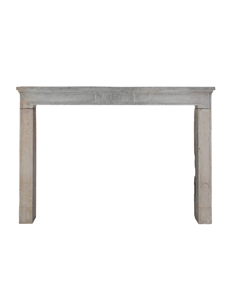 Maison Leon Van den Bogaert Eclectic Modern-Historic Blend Interior – 18th Century French Stone Fireplace