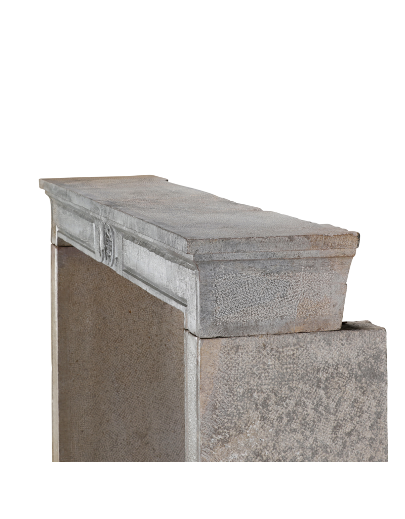 Maison Leon Van den Bogaert Eclectic Modern-Historic Blend Interior – 18th Century French Stone Fireplace