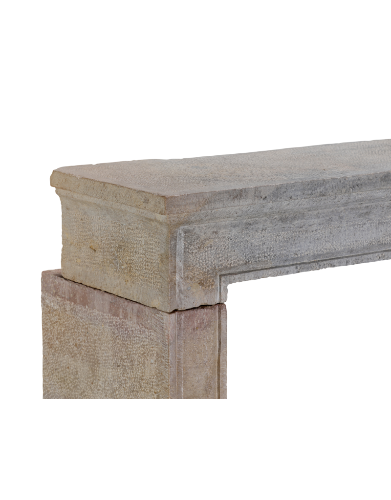 Maison Leon Van den Bogaert Eclectic Modern-Historic Blend Interior – 18th Century French Stone Fireplace