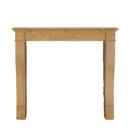 Maison Leon Van den Bogaert Petite Cheminée Louis Philippe Beige-Blond en Calcaire