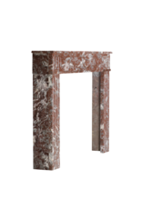 Maison Leon Van den Bogaert Chimenea Antigua De Mármol Belga Marrón Ardenne De Estilo Luis XVI