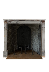 Maison Leon Van den Bogaert 19th Century Louis XIII Limestone Fireplace | Original Patina | The Antique Fireplace Bank