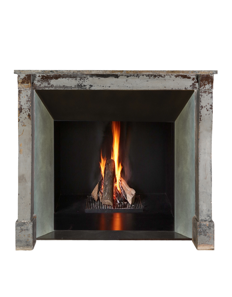Maison Leon Van den Bogaert 19th Century Louis XIII Limestone Fireplace | Original Patina | The Antique Fireplace Bank