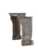 Maison Leon Van den Bogaert 19th Century Louis XIII Limestone Fireplace | Original Patina | The Antique Fireplace Bank