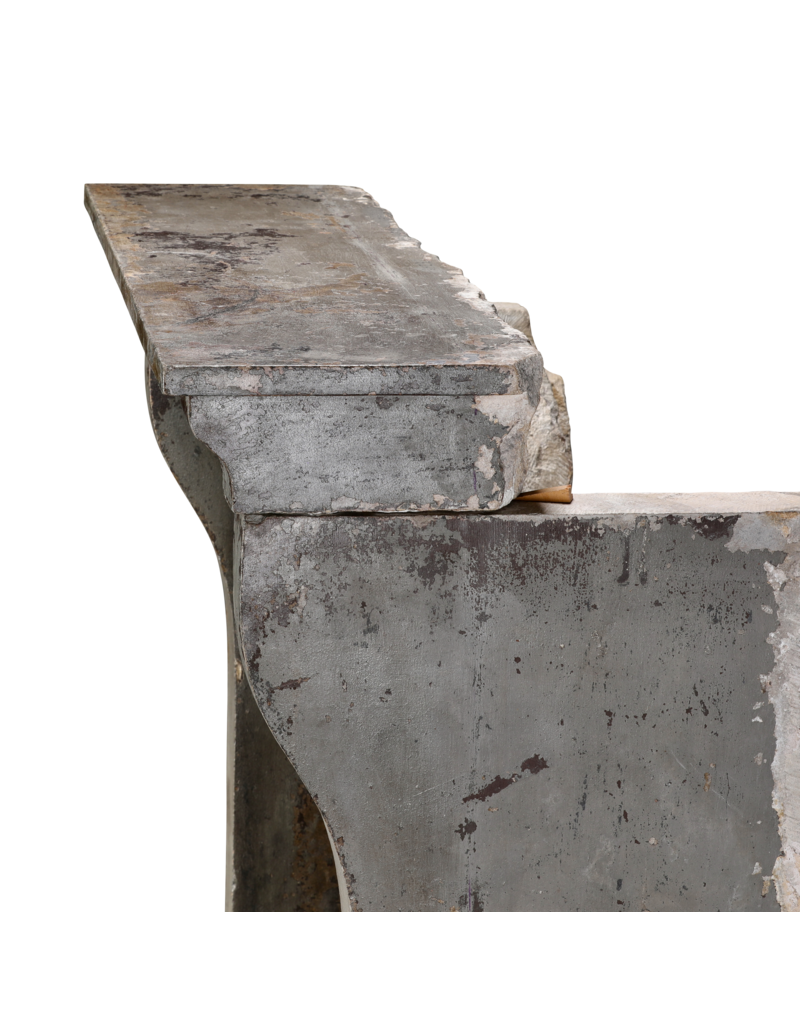Maison Leon Van den Bogaert 19th Century Louis XIII Limestone Fireplace | Original Patina | The Antique Fireplace Bank