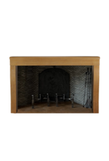 Maison Leon Van den Bogaert Auténtica Chimenea - Siglo XIX - Piedra Caliza Dura de Borgoña – Dimensiones Raras, Superficie Lisa, Instalación Fácil En 3 Piezas