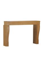 Maison Leon Van den Bogaert Authentic 19th Century French Style Fireplace Surround in Hard Burgundy Limestone – Rare Dimensions, Smooth Surface, Easy 3-Piece Installation