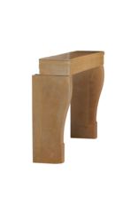 Maison Leon Van den Bogaert Authentic 19th Century French Style Fireplace Surround in Hard Burgundy Limestone – Rare Dimensions, Smooth Surface, Easy 3-Piece Installation