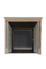 Maison Leon Van den Bogaert 19th Century French Louis XIV Style Petite Fireplace Surround in Burgundy Limestone – Rare Compact Dimensions