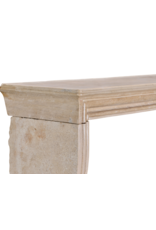 Maison Leon Van den Bogaert 19th Century French Louis XIV Style Petite Fireplace Surround in Burgundy Limestone – Rare Compact Dimensions