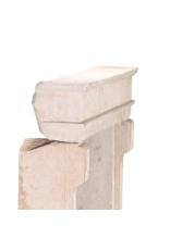 Maison Leon Van den Bogaert Antique Limestone Fireplace Mantel – Timeless Coastal & Eclectic Interior Design Piece