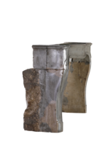 Maison Leon Van den Bogaert Rare French Regency Fireplace Mantel - Grey-Green Marble - Mastic Hues