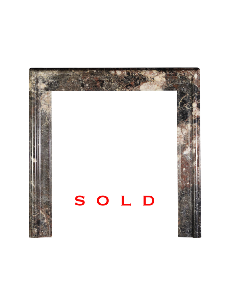 Contemporánea Bolection Chimenea De Mármol De Sonido Envolvente