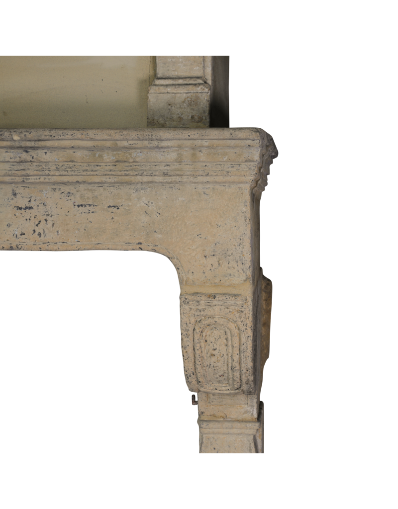 Maison Leon Van den Bogaert Original Des 17. Jahrhunderts Französisch Antike Kaminmaske Im Kalkstein