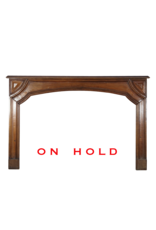 Classy French Walnut Vintage Fireplace Surround