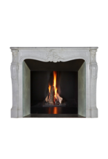 Classic Regency Style White Marble Fireplace