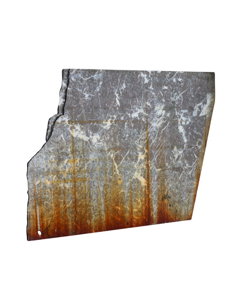 Maison Leon Van den Bogaert Large Antique Red and Grey Veined Marble Slab – Elegant Architectural Stone for Floors, Walls, and Decorative Design