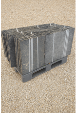 Raw Large Black Floor Tiles, Lot of 55 Square Meters - 550 Sq Feet