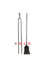 Conjunto Vintage De Herramientas Para Chimenea