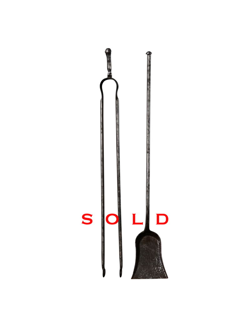 Conjunto Vintage De Herramientas Para Chimenea