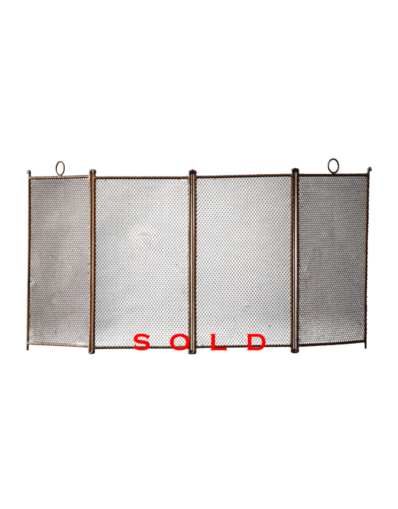 Pantalla De Chimenea Francesa Original.