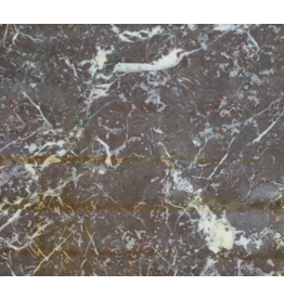 Maison Leon Van den Bogaert Antique Brown-Red-Grey Marble Slab – 19th Century