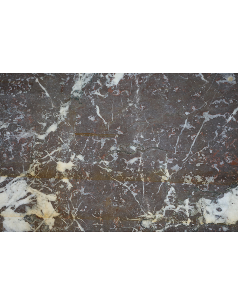 Maison Leon Van den Bogaert Gran Losa De Mármol Antiguo con Vetas Rojas y Grises – Piedra Natural Elegante Para Suelos, Paredes Y Decoración De Interiores