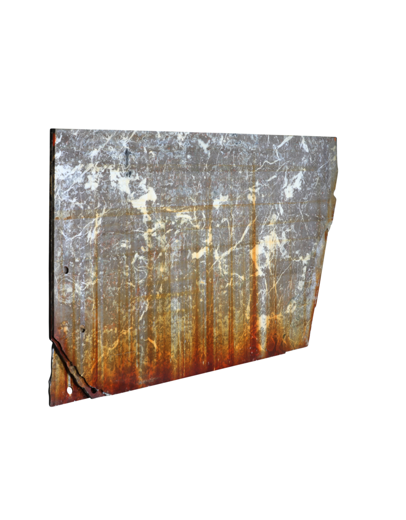 Maison Leon Van den Bogaert Large Antique Red and Grey Veined Marble Slab – Elegant Architectural Stone for Floors, Walls, and Decorative Design