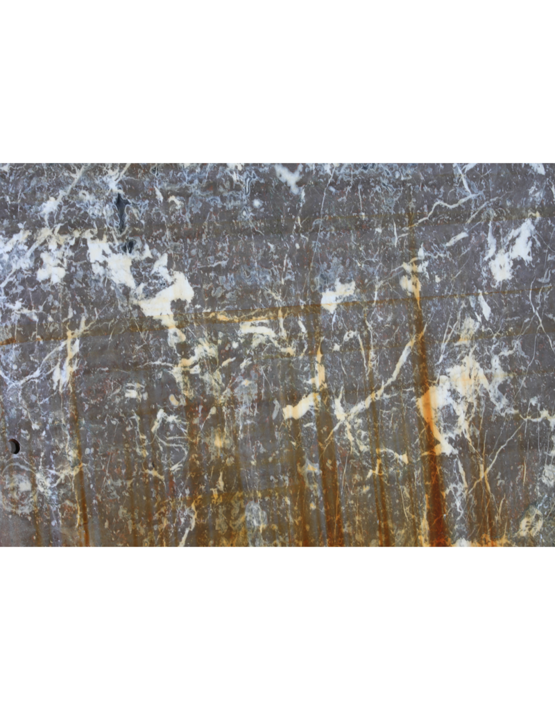 Maison Leon Van den Bogaert Large Antique Red and Grey Veined Marble Slab – Elegant Architectural Stone for Floors, Walls, and Decorative Design