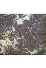 Maison Leon Van den Bogaert Large Antique Red and Grey Veined Marble Slab – Elegant Architectural Stone for Floors, Walls, and Decorative Design