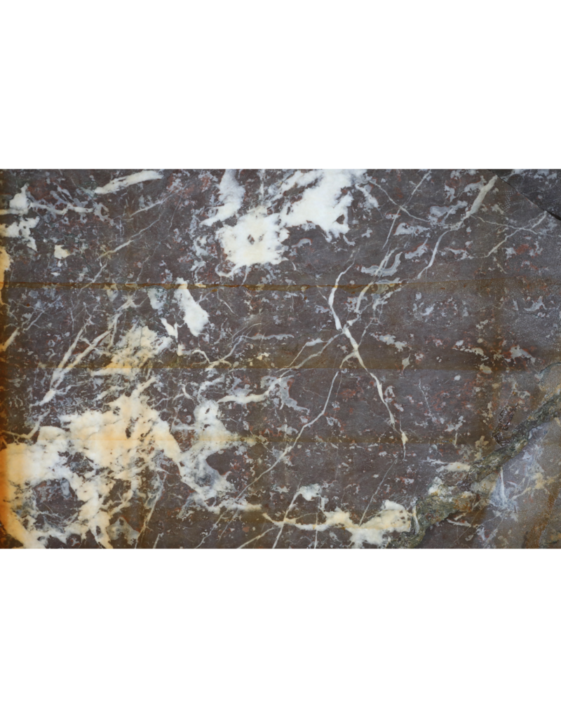 Maison Leon Van den Bogaert Grande Tranche De Marbre Antique Veinée Rouge-Gris – Pierre Naturelle Elégante Pour Sols, Murs & Décoration Intérieure