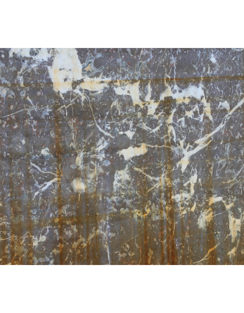 Maison Leon Van den Bogaert Large Antique Red and Grey Veined Marble Slab – Elegant Architectural Stone for Floors, Walls, and Decorative Design