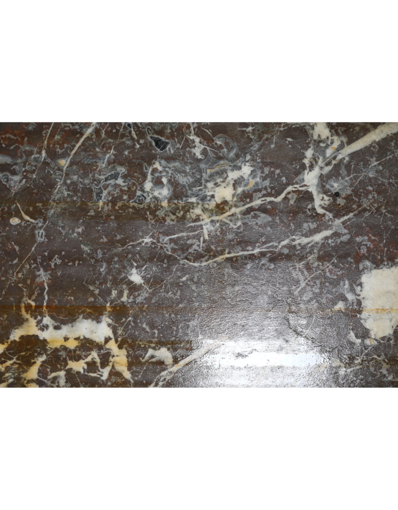 Maison Leon Van den Bogaert Grande Tranche De Marbre Antique Veinée Rouge-Gris – Pierre Naturelle Elégante Pour Sols, Murs & Décoration Intérieure